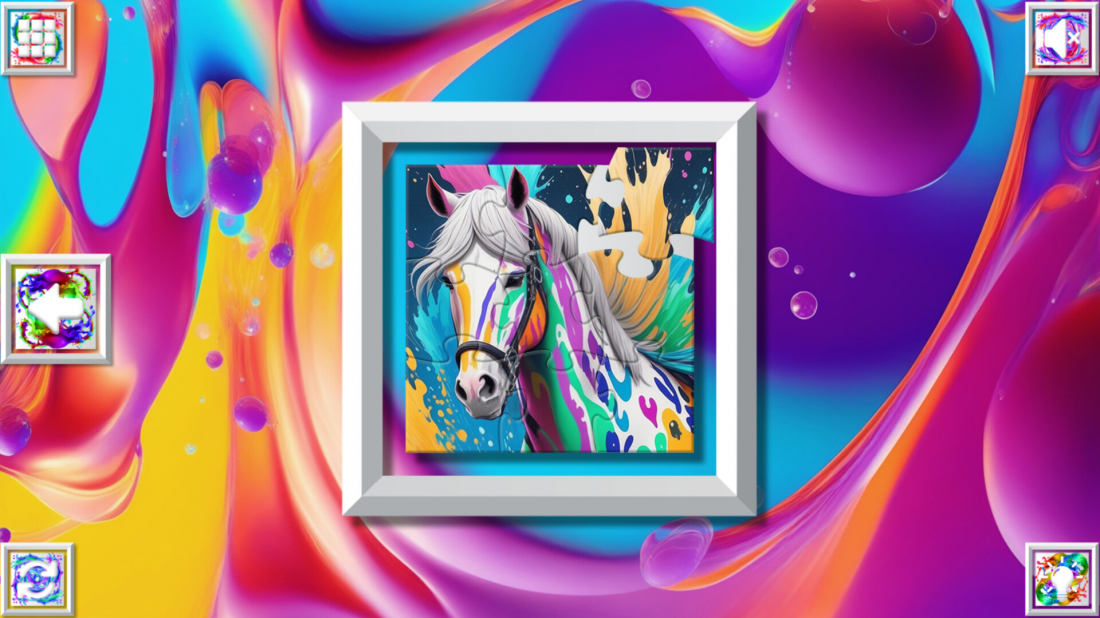 Color Splash: Horses 