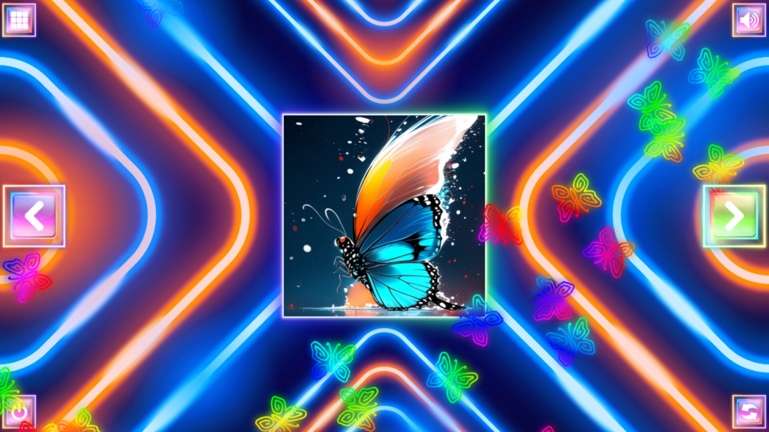 Neon Fantasy: Butterflies 
