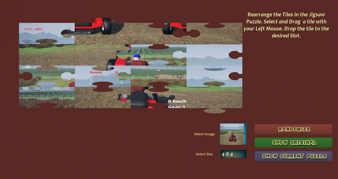 Lawnmower Game Jigsaw 