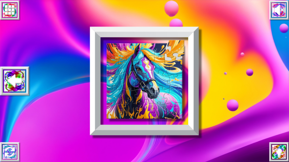 Color Splash: Horses 