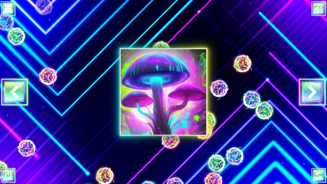 Neon Fantasy: Mushrooms 