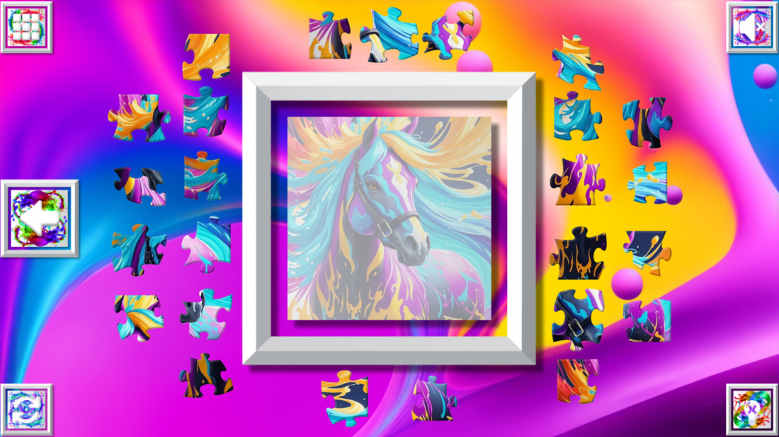 Color Splash: Horses 