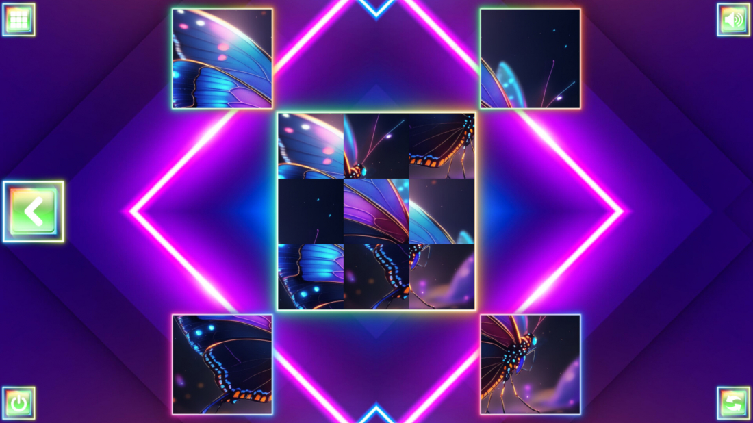 Neon Fantasy: Butterflies 